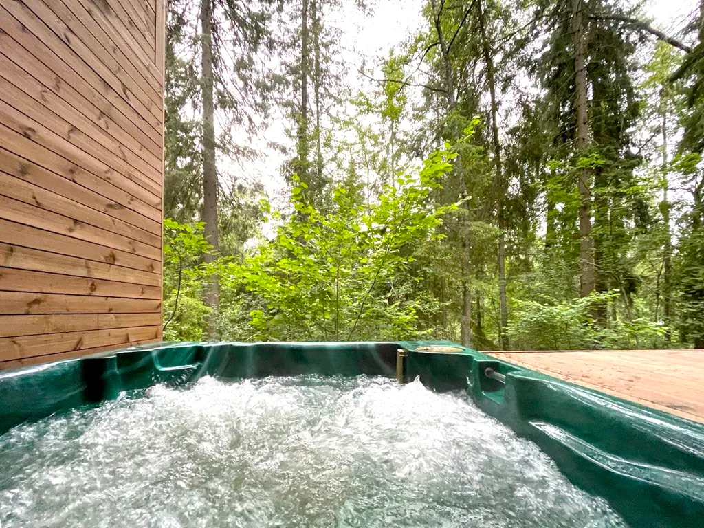 Коттедж Сказочный Шале с камином и джакузи в живописном лесу — Шадрино