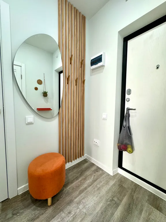 Скандинавская квартира с панорамным видом на город