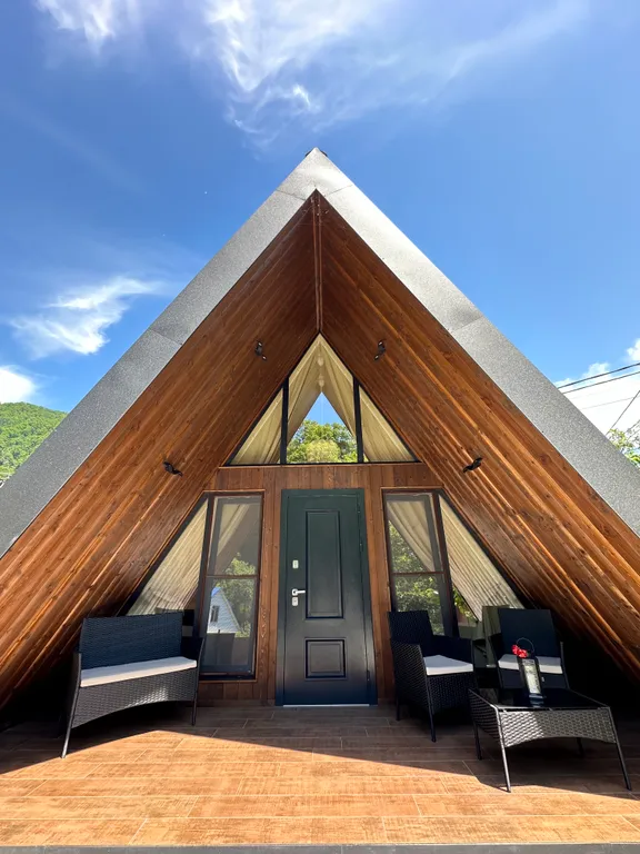Коттедж Дом в стиле A-frame — Пластунка