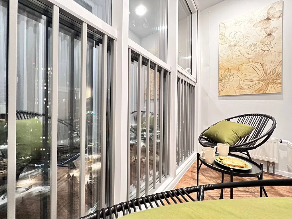 Квартира Квартира Видовая трешка с теплой лоджией у аквапарка — Новосибирск