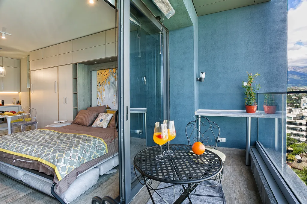 Двухкомнатный апартамент с видом на море с террасой с 2 санузлами