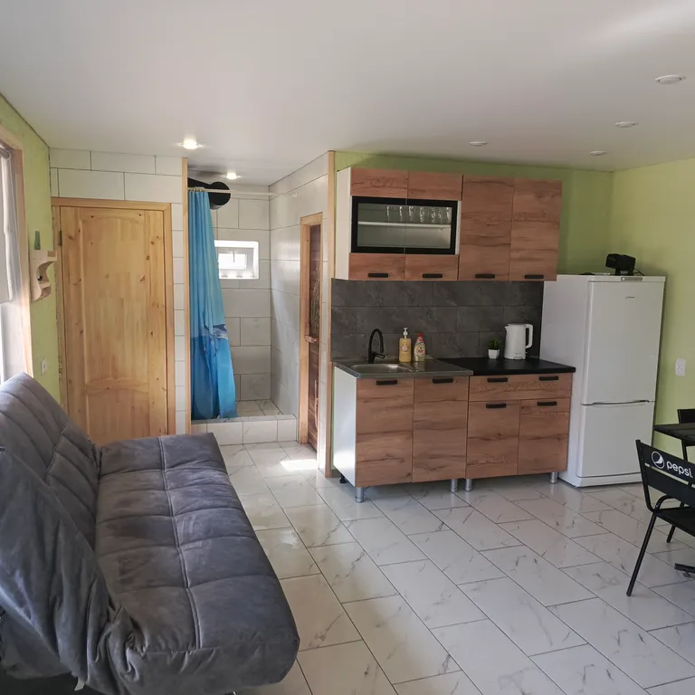 Уютный дом-студия с баней