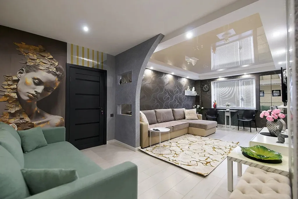 Premium студия в центре с большой ванной,отдельной спальней,парковка.