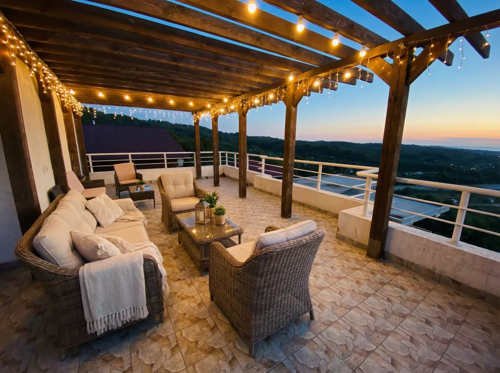 Трехэтажный коттедж с баней и бассейном