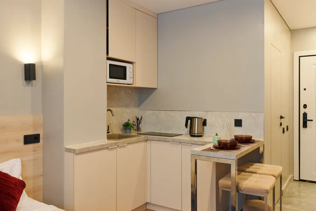 Квартира Квартира Дизайнерская студия у метро — Москва