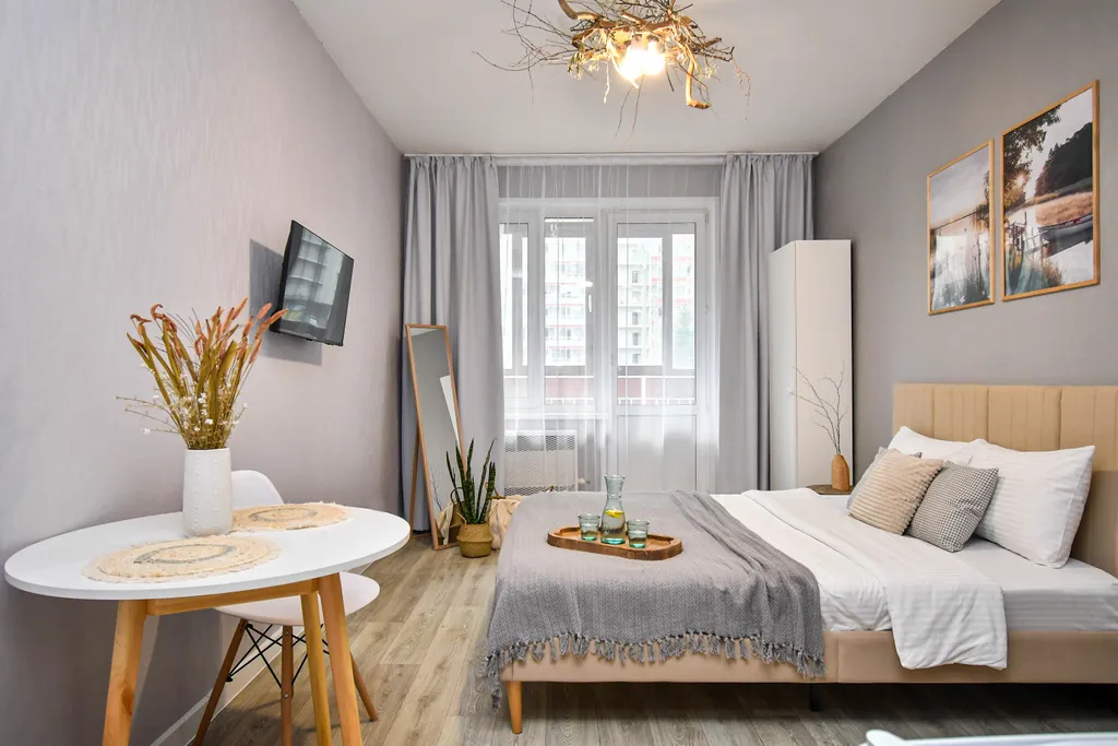 Квартира Квартира Красивая студия в Белых росах — Красноярск