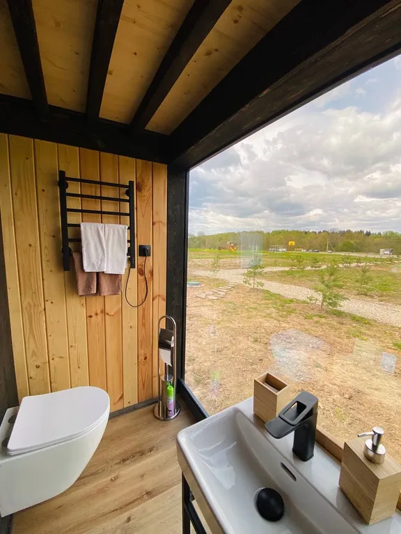 Модульный дом "фридом барн" с сибирским чаном