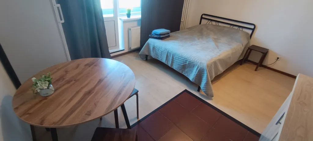 Квартира Студия на Авиаторов возле метро Девяткино — аренда посуточно в Мурино