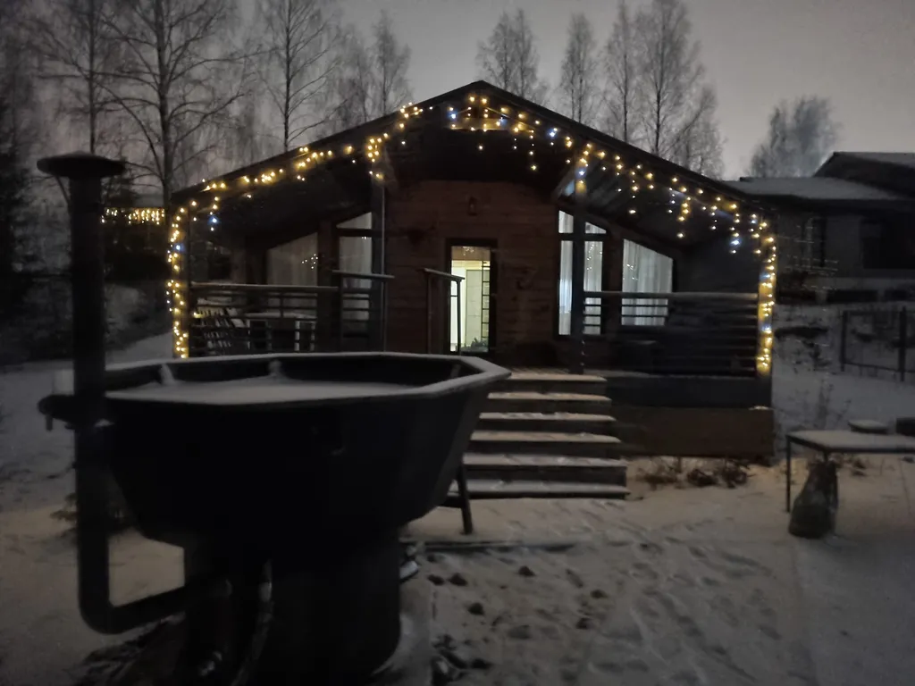 Новый гостевой дом на озере, Загорье дача