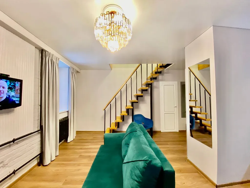 Квартира Квартира Дуплекс изумруд с отдельным входом и парковкой в историческом центре — Ярославль