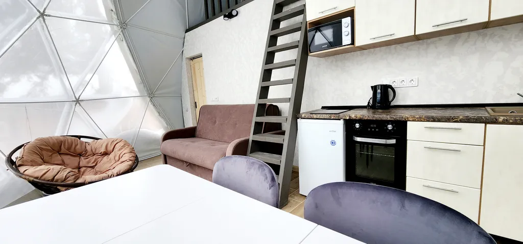 Уютный купольный дом 1