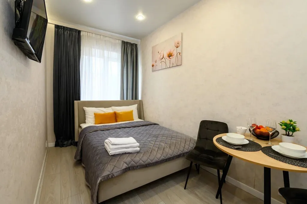 Квартира Дизайнерская студия у метро — аренда посуточно в Москва