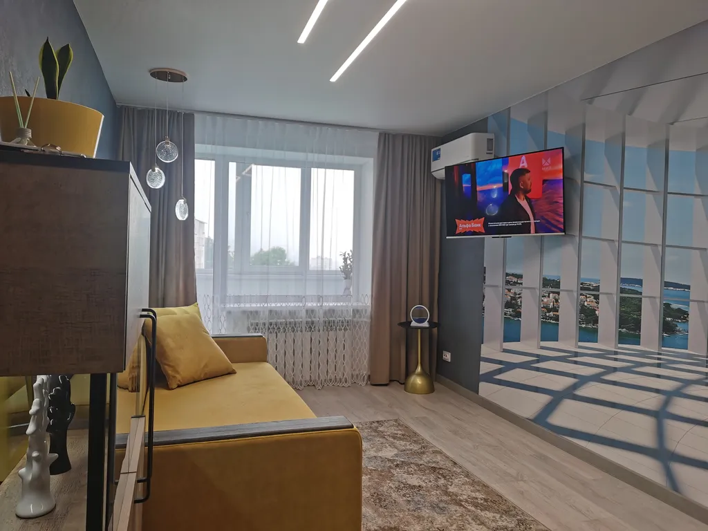 Квартира Квартира Perfect look и качеля, бухта Золотой рог, мосты, остров Русский, город — Владивосток