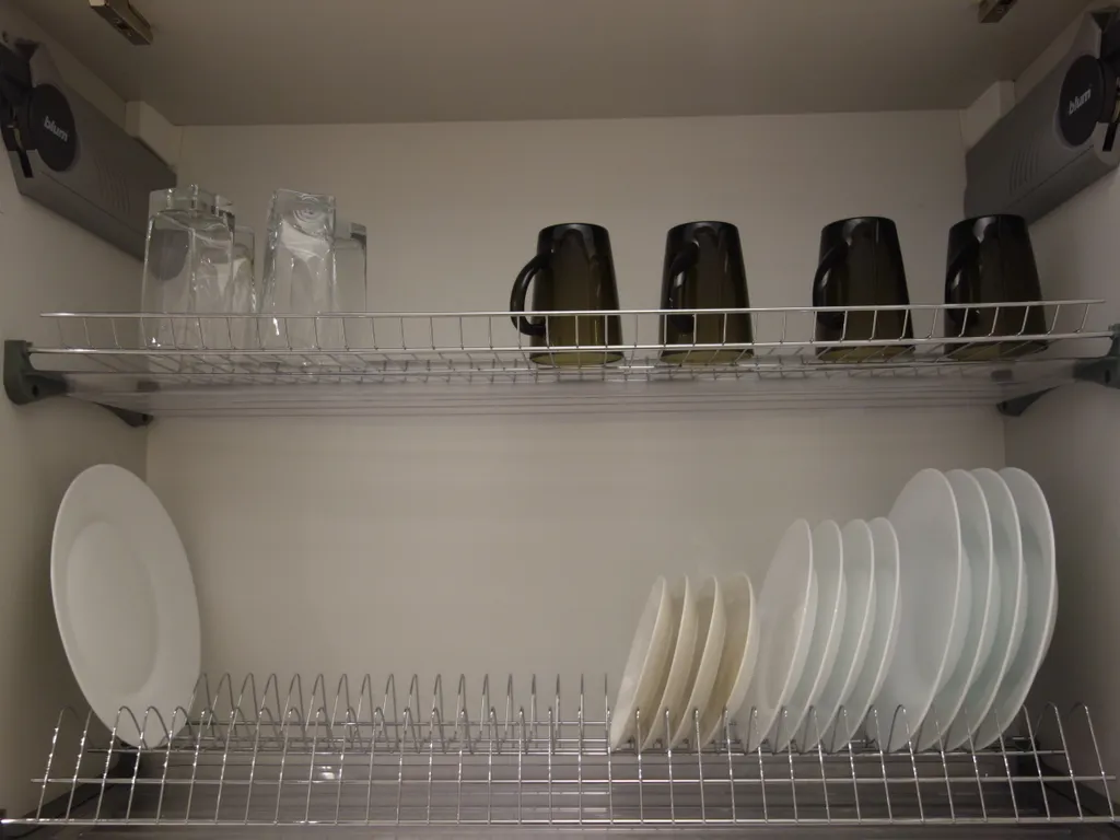 Красивый панорамный вид на закат с 23 этажа