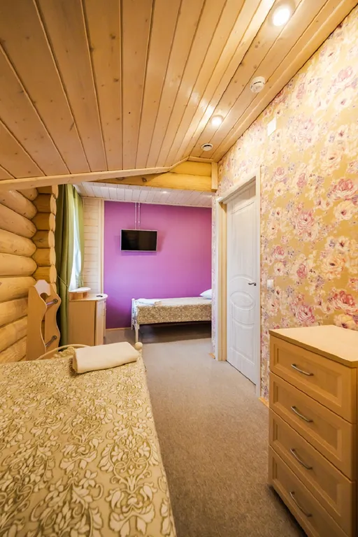 Уютные апартаменты 65 м² c 2-мя спальнями в деревянном доме