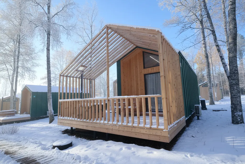 Коттедж 1-комнатный Дом — Плодовое