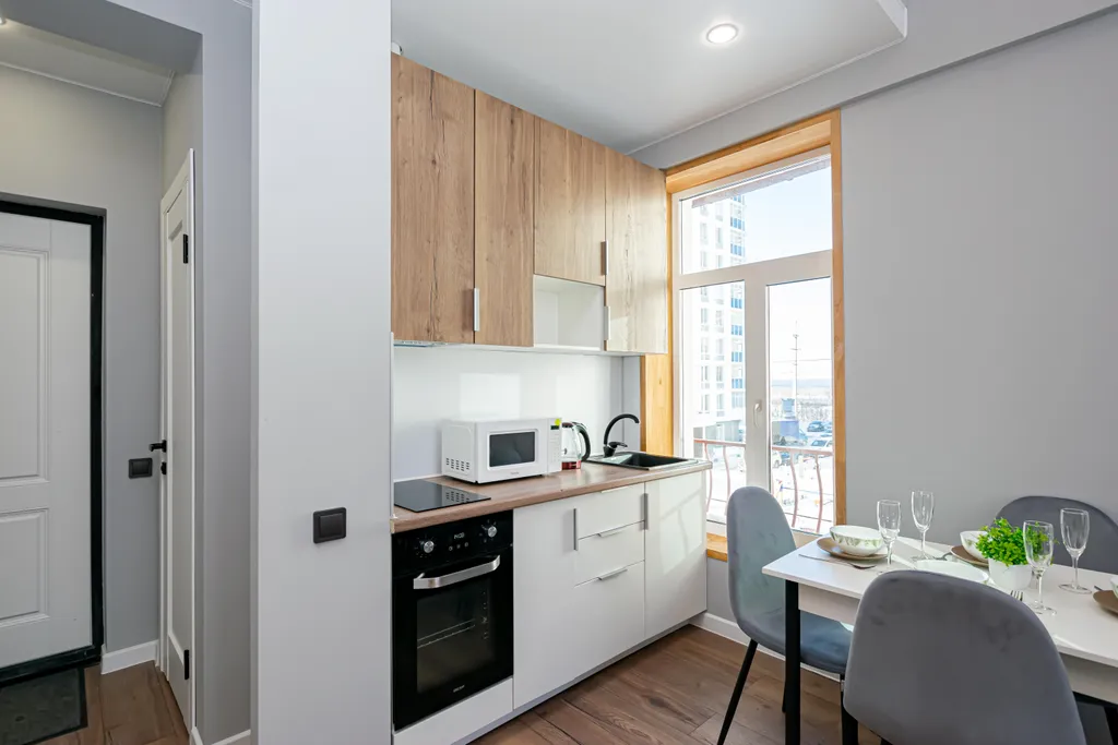 Уютная двухуровневая студия у цирка