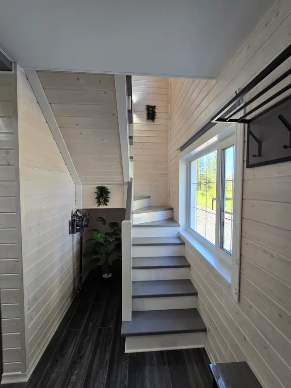 Двухэтажный дом с жаркой сауной у Ладожского озера