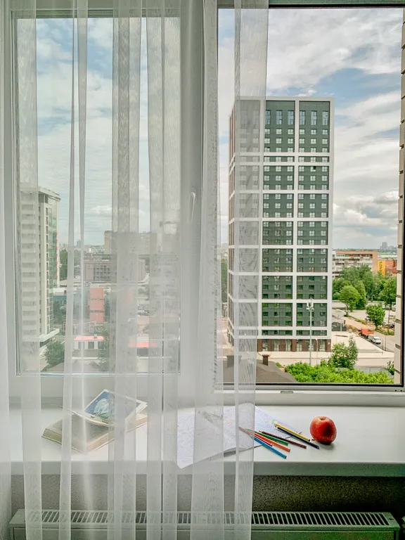 Очаровательная евродвушка с панорамным балконом