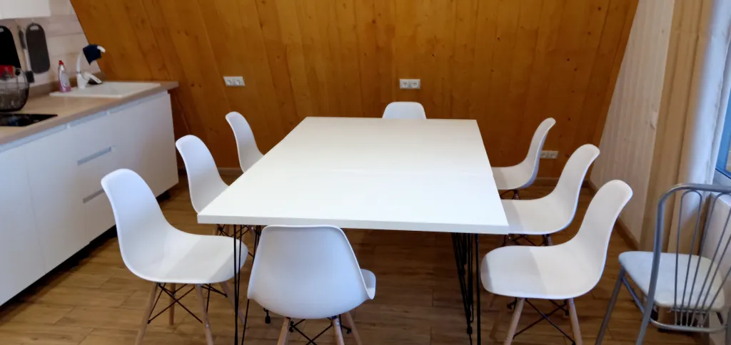 Большой а-фрейм дом с баней с сибирским чаном