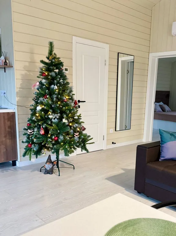 Коттедж Новый дом с сауной и детской/спортивной площадкой — Капорки