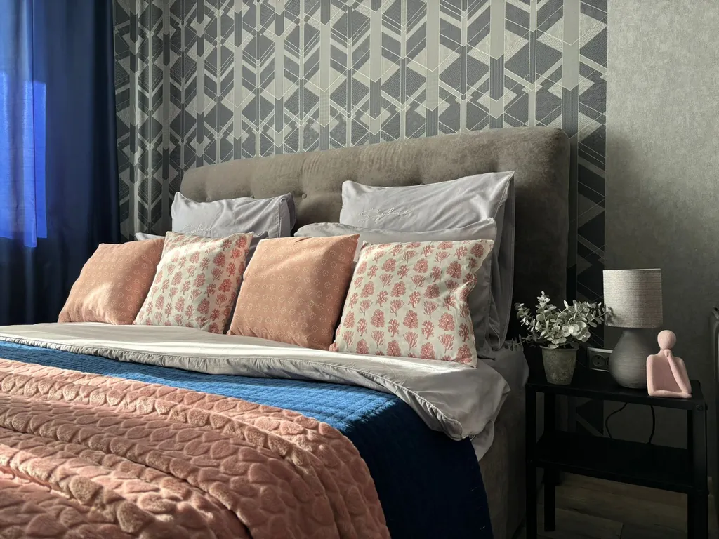 Уютная студия с красивым видом на город