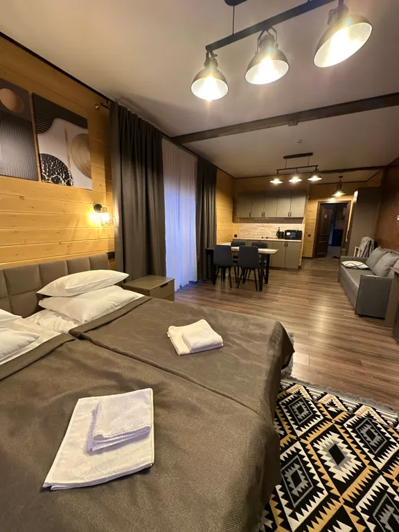 Квартира Уютные апартаменты с видом на двор — Архыз