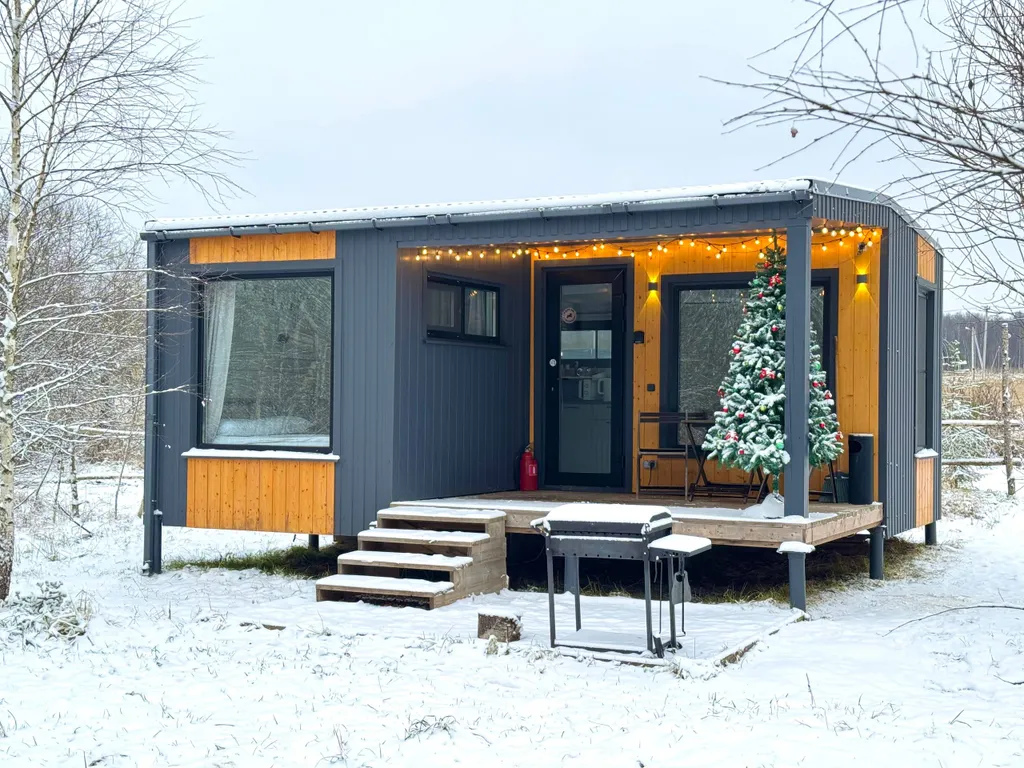 Коттедж Moroshka Scandi - домик для двоих с видом на лес — Можайск