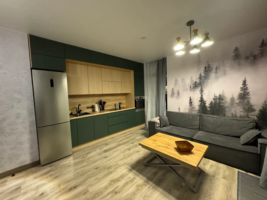 "Охта  Адвент" 53 м. "Лес" с камином у курорта