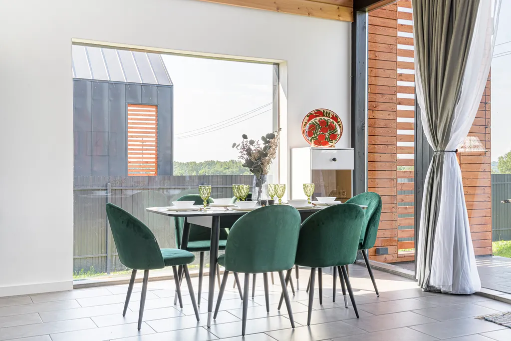 Современный барн с панорамными видами вблизи Сорачан