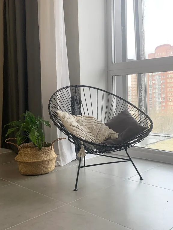 Стильные апартаменты в центре, панорамным видом на город