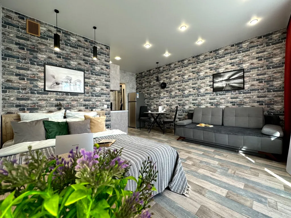 Квартира Квартира Уютная студия рядом с жд вокзалом с прекрасным видом на город — Новосибирск