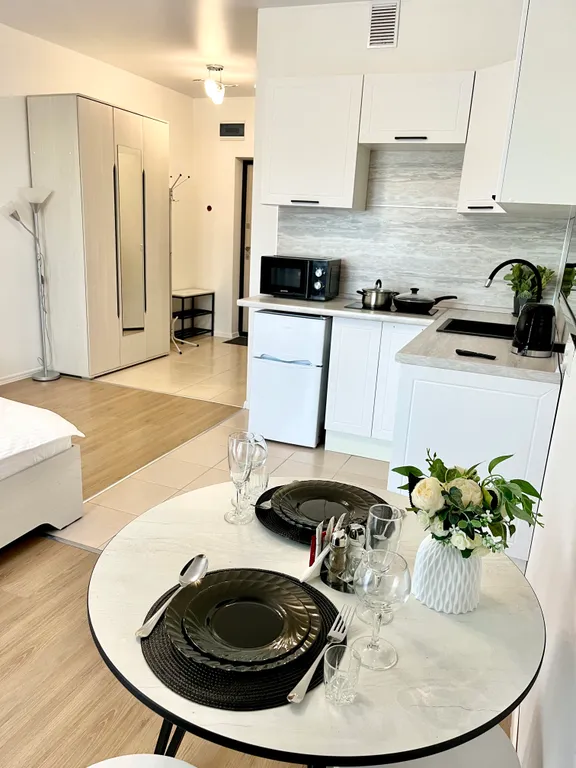 Уютная студия с балконом