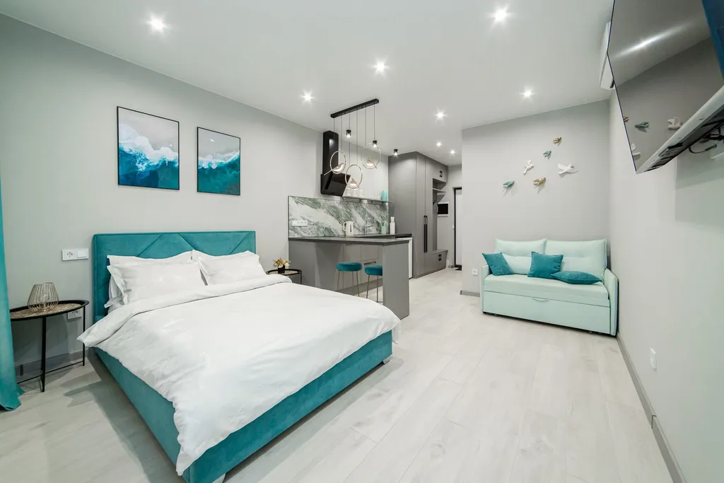 Квартира Апартамент студия на 18 этаже Mybookingby — аренда посуточно в Минск