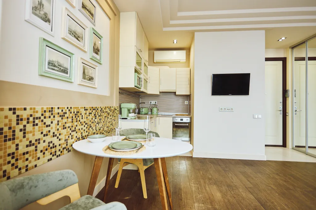 Квартира Квартира Тихая роскошь. 47 этаж, вид на гребной канал и Серебряный бор — Москва