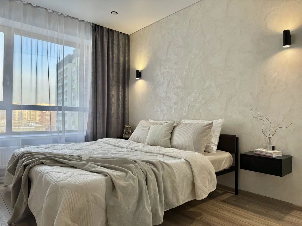 Квартира Квартира Просторная евродвушка с двумя Smart-TV в Прованс — Новосибирск