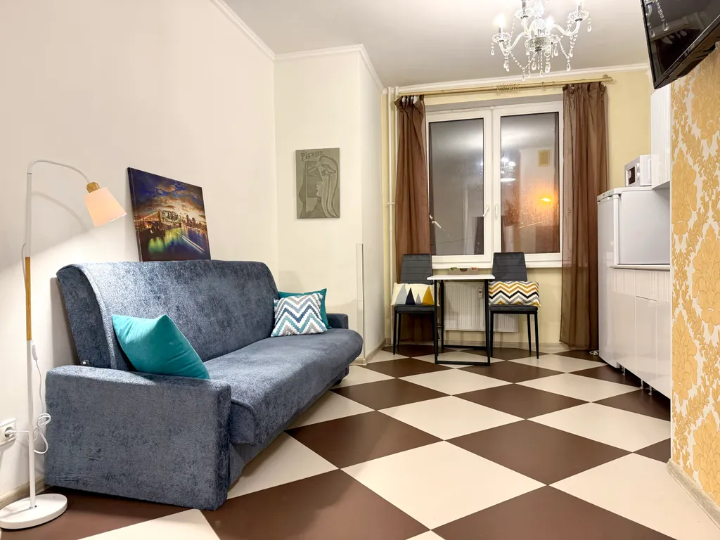 Квартира Квартира Уютная еврооднушка в Московском районе, недалеко от аэропорта — Санкт-Петербург