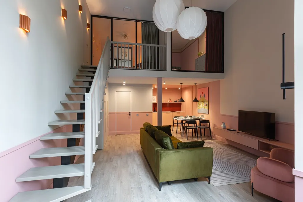 Boutique apartments. 3-комнатные двухуровневые апартаменты Pina Colada