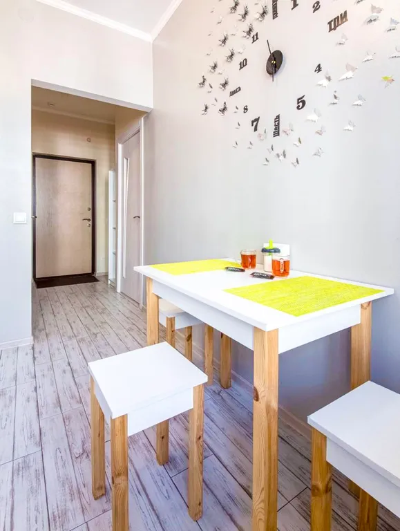 Уютная светлая квартира недалеко от метро Дыбенко