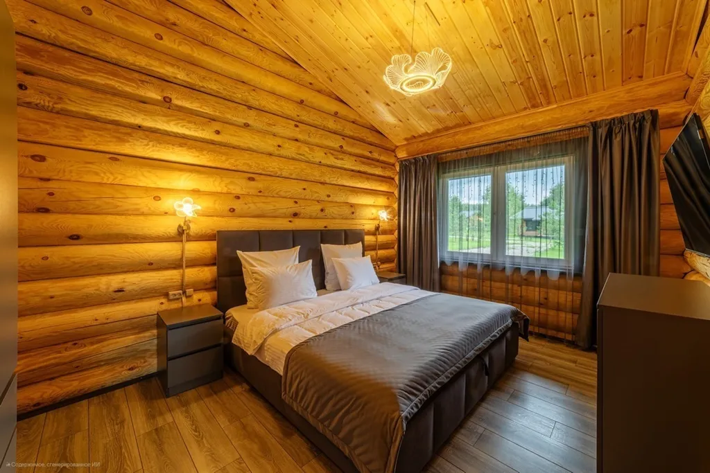 Дом на берегу большого озера