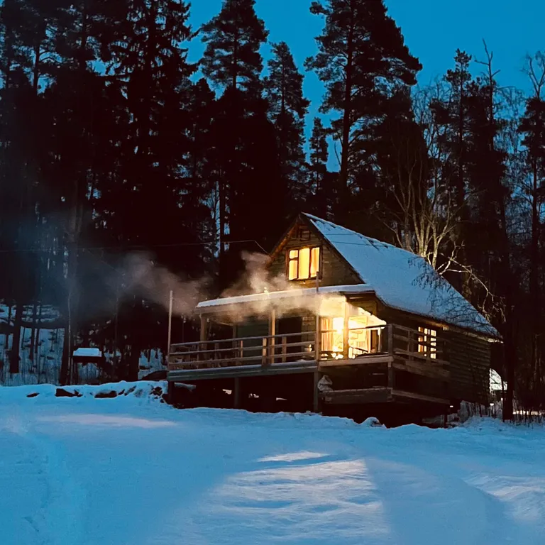 Дом с горячей купелью