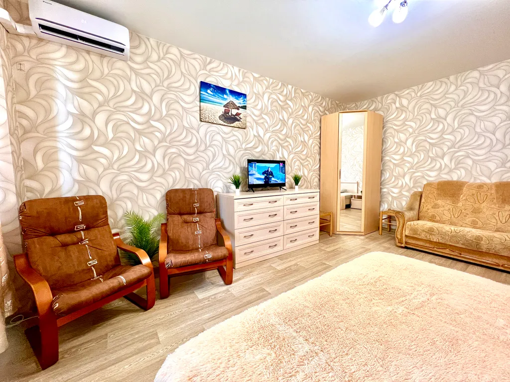 Уютная 1-комнатная квартира рядом с рекой Волга