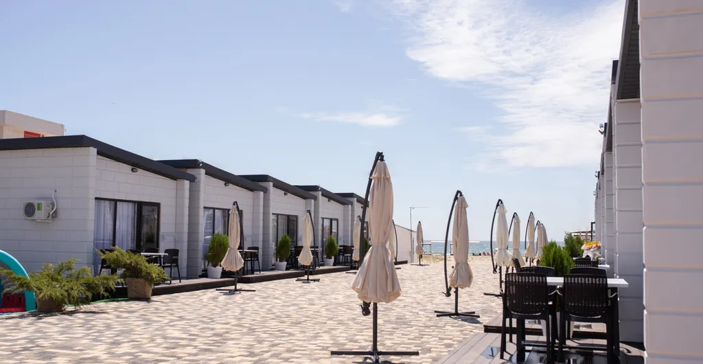 Новые коттеджи у моря Palm Beach Resorts, 1 линия, вид на море