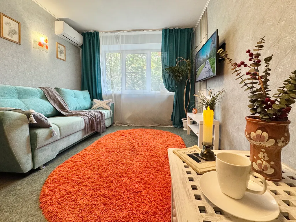 Квартира Квартира Volga Art Home Для семьи 3 спальных места Центр — Саратов