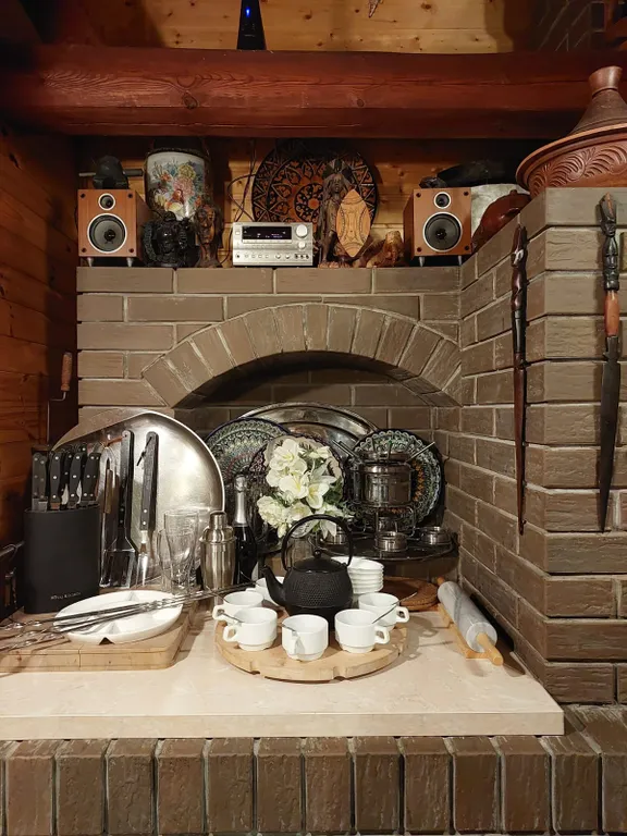 Коттедж с баней и джакузи для семейного отдыха