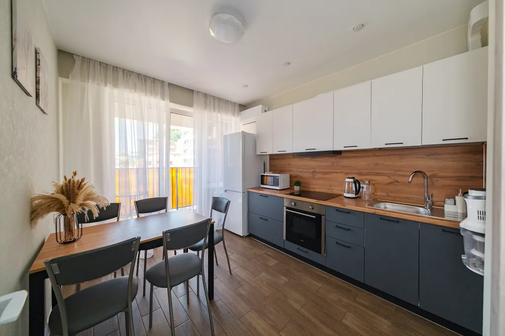 Просторная квартира на берегу моря