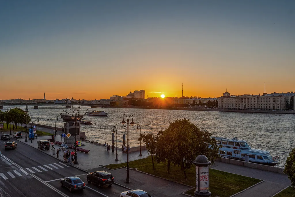 Studio 7 Neva View с потрясающим видом на Неву