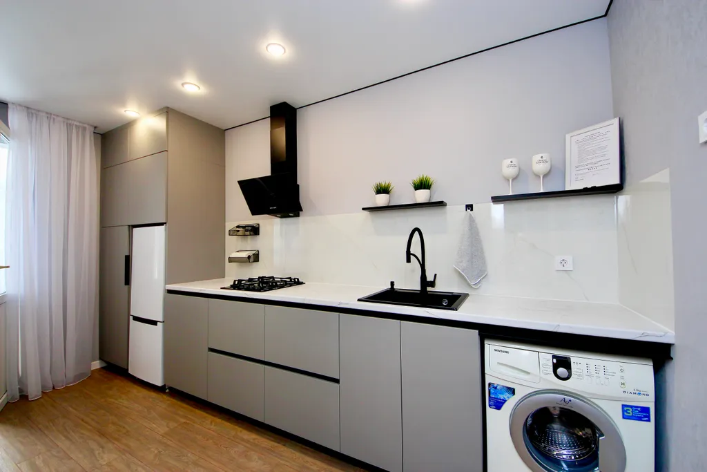 Квартира Уютная квартира с новым ремонтом и шикарным видом в центре города — Анапа