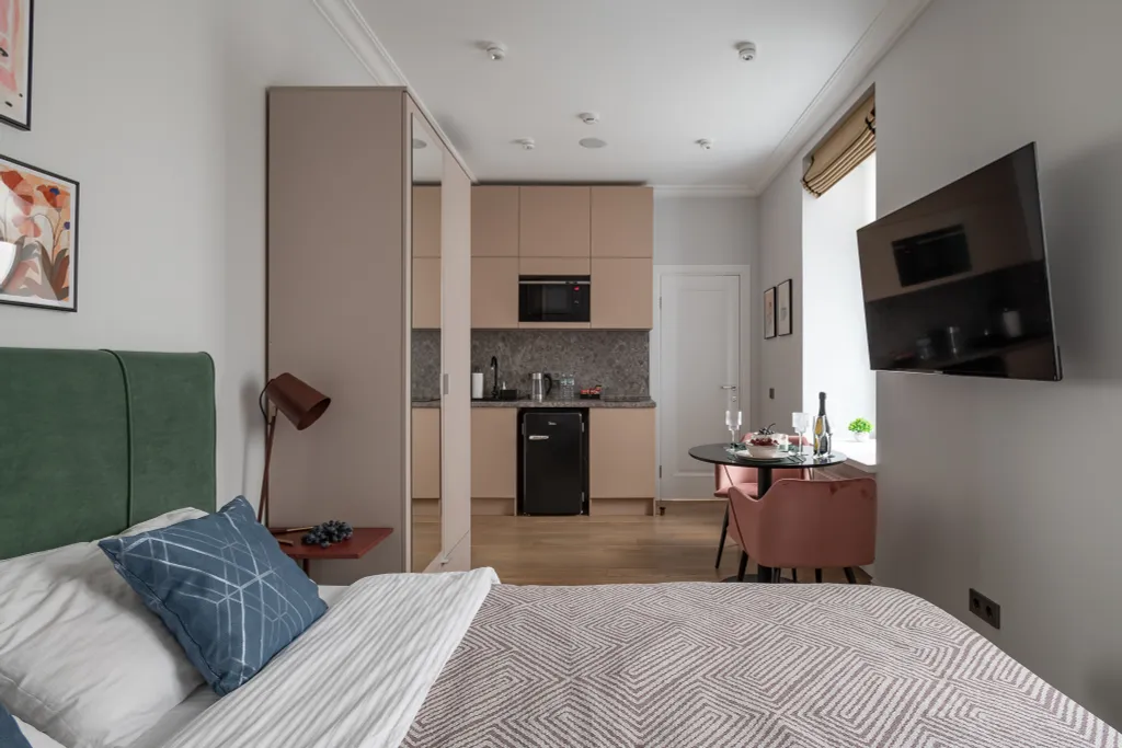 Квартира Квартира Green studio near Mayakovskaya metro station — Москва