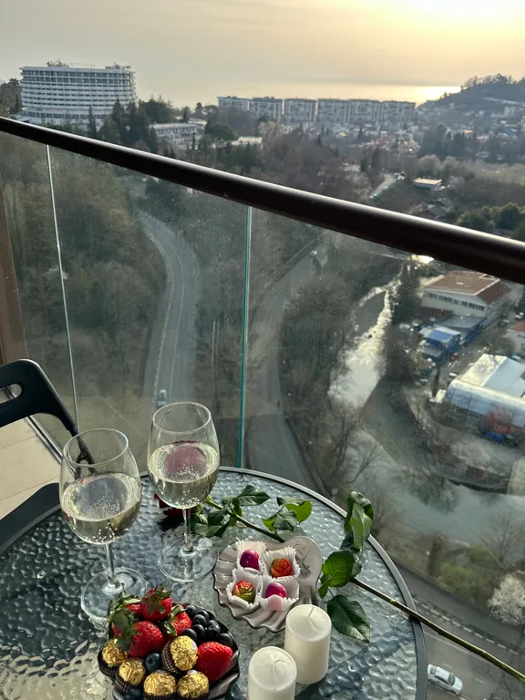 Уютная квартира с видом на море ждёт Вас в гости